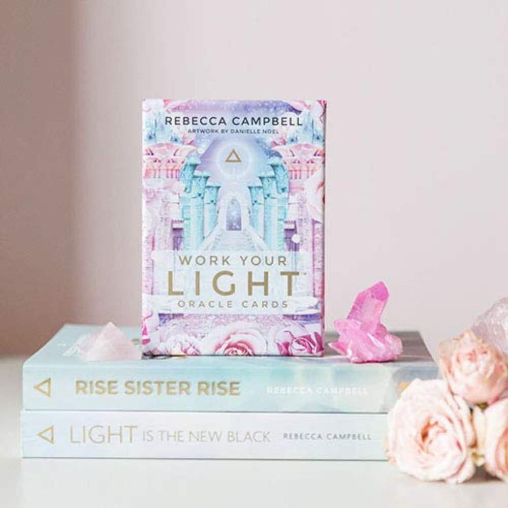 ⭐️ $20 - WORK YOUR LIGHT ORACLE CARDS | GOOD ENERGY | MANIFEST | REFLECT | GLOW